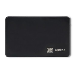 Obudowa Qoltec na dysk HDD/SSD 2.5" SATA3 | USB 2.0 | Czarna