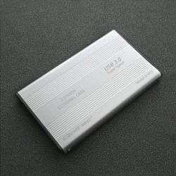 Obudowa/kieszeń Qoltec do dysków HDD SSD 2.5" SATA3 | USB 3.0 | Srebrny