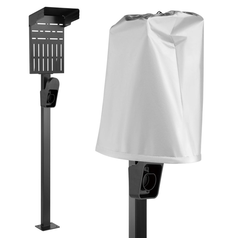Stojak zewnętrzny do ładowarek samochodowych EV oraz PHEV Maclean MCE456 stalowy, 15kg max