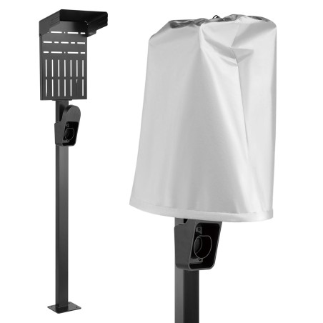 Stojak zewnętrzny do ładowarek samochodowych EV oraz PHEV Maclean MCE456 stalowy, 15kg max