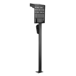 Stojak zewnętrzny do ładowarek samochodowych EV oraz PHEV Maclean MCE456 stalowy, 15kg max