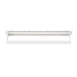 Patch panel pusty DIGITUS 19" 24 port 1U do modułów keystone (RAL 7035)
