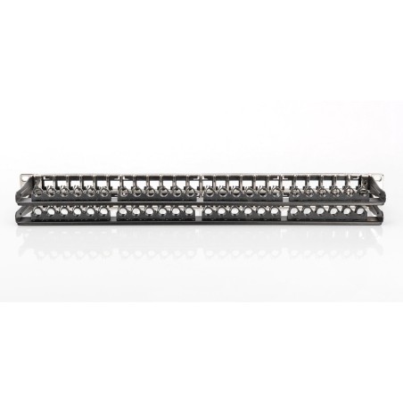 Patch panel pusty DIGITUS 19" 48 port 1U do modułów keystone (RAL 9005)