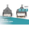 Przedłużacz USB 2.0 DIGITUS A/M - A/Ż, 3,0m, czarny