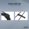 Kabel zasilający DIGITUS silikonowy USB-A - USB-C, USB 2.0 60W, 1m czarny