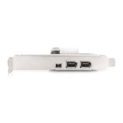 Kontroler Firewire (400) DIGITUS PCI Express, 3xZew. IEEE1394a 6pin + Mini, Low Profile