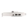 Kontroler Firewire (400) DIGITUS PCI Express, 3xZew. IEEE1394a 6pin + Mini, Low Profile