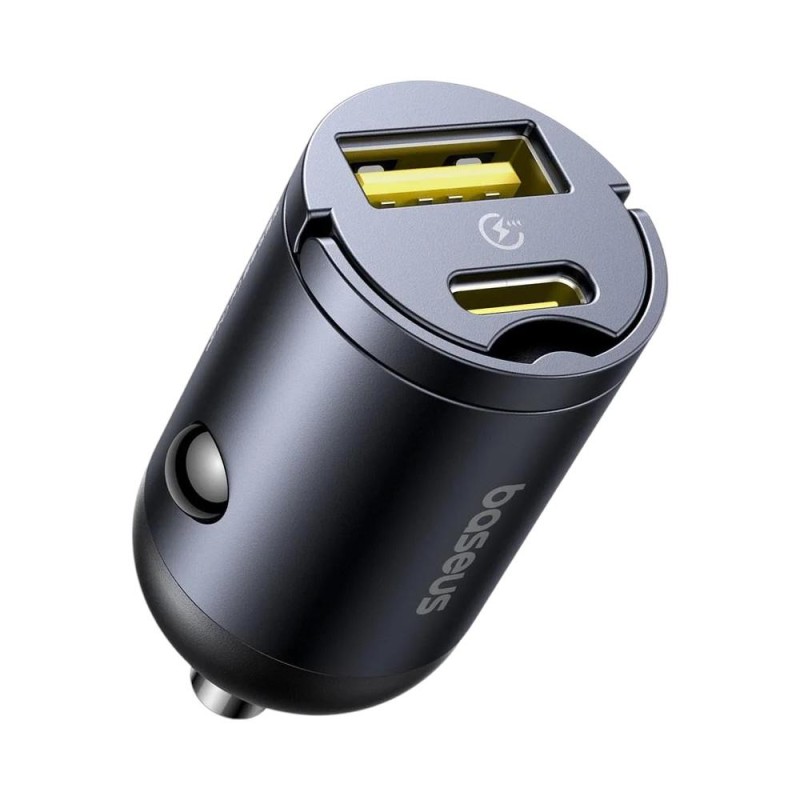 Ładowarka samochodowa z gniazdem USB QC4.0+ oraz USB-C PD 3.0 Baseus C00035001121-02 30W