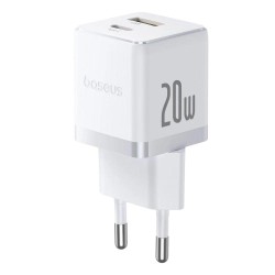 Ładowarka sieciowa Baseus Palm P10111608213-01 szybka 20W z gniazdem USB + USB-C PD 3.0