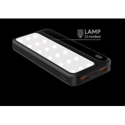 Powerbank Rebeltec P10 LCDPD LAMP (10 000mAh 22,5W) z latarką LED