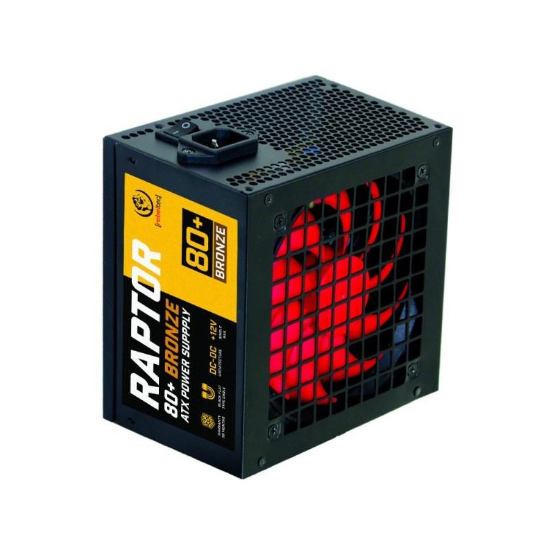 Zasilacz ATX Rebeltec RAPTOR 700W, BRONZE 80+, Single Rail, DC-DC