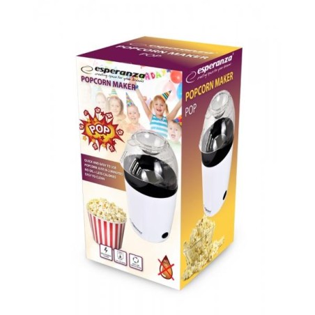 Maszynka do popcornu Esperanza Pop EKP006 biała