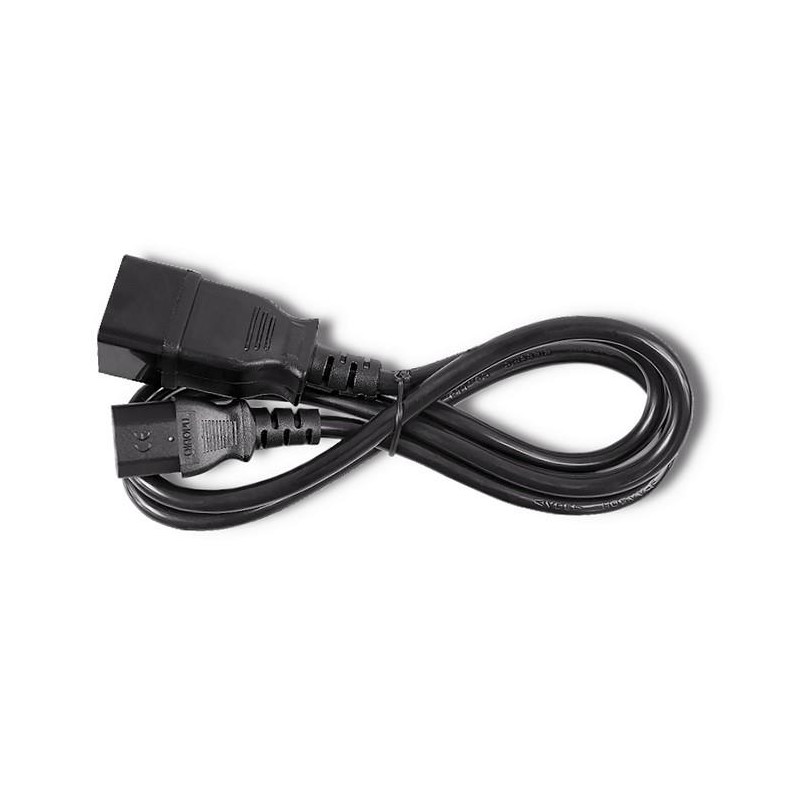 Kabel zasilający Qoltec IEC C20/C13 | 3x1.5mm2 | 1.2m