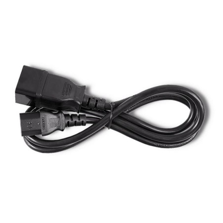 Kabel zasilający Qoltec IEC C20/C13 | 3x1.5mm2 | 1.2m