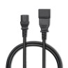 Kabel zasilający Qoltec IEC C20/C13 | 3x1.5mm2 | 1.2m