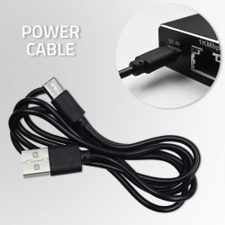 Switch niezarządzalny Qoltec mini rozdzielacz splitter 1x2 port RJ45 | 1000Mbps | USB-C | Aluminium