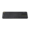 Klawiatura bezprzewodowa Logitech K400 Plus czarna