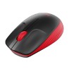 Mysz bezprzewodowa Logitech M190 optyczna czerwona