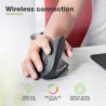 Mysz bezprzewodowa Techly 2.4GHz RF USB pionowa 1600dpi optyczna
