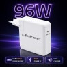 Ładowarka sieciowa Qoltec 96W | USB-C 3.0 | 5-20V | 3-4.8A