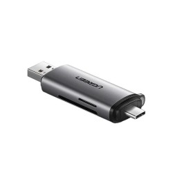 Czytnik kart Ugreen CM185 USB 3.0 + USB-C SD i microSD