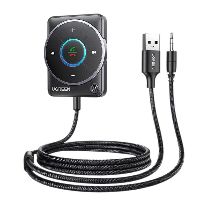 Odbiornik audio Ugreen CM723 35002 Bluetooth 5.4 USB AUX mini jack 3.5mm