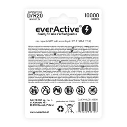 Akumulatorki D/R20 everActive Professional Line 10000 mAh 2 sztuki