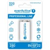 Akumulatorek 6F22/9V everActive Professional Line 320 mAh 1 sztuka