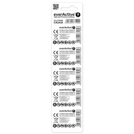 Bateria litowa CR2430 everActive 5 szt.