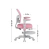 Fotel regulowany dla dziecka Mark Adler Junior 5.0 Pink
