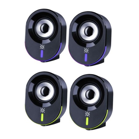 Głośniki Defender SOLAR 8 2.0 10W Bluetooth USB podświetlenie RGB