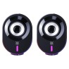 Głośniki Defender SOLAR 8 2.0 10W Bluetooth USB podświetlenie RGB