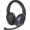 Słuchawki z mikrofonem Defender WARHEAD G-160 Gaming czarno-niebieskie + GRA