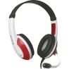 Słuchawki z mikrofonem Defender WARHEAD G-120 Gaming biało-czerwone + GRA