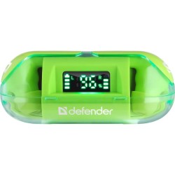 Słuchawki z mikrofonem Defender TWINS 916 bezprzewodowe Bluetooth zielone