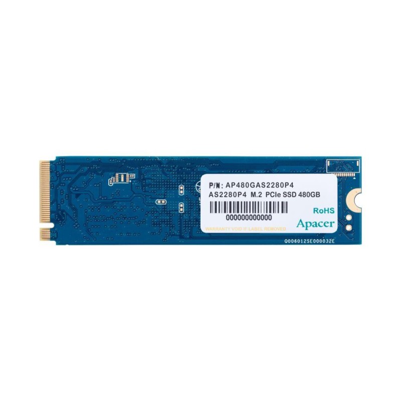 Dysk SSD Apacer AS2280P4 512GB M.2 2280 PCIe Gen3 x4 NVMe (2100/1500 MB/s) 3D TLC