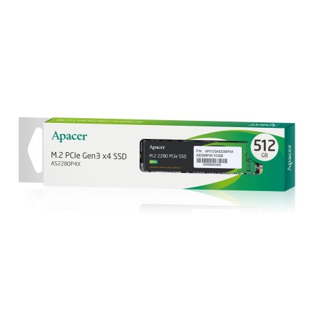 Dysk SSD Apacer AS2280P4X 512GB M.2 PCIe NVMe Gen3 x4 2280 (2100/1700 MB/s)