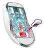 Mysz bezprzewodowa Defender FAME GM-516 optyczna 10000dpi 2.4 GHz + Bluetooth biała AKUMULATOR 5 przycisków Gaming