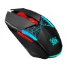 Mysz bezprzewodowa Defender HORRODINE GM-237 optyczna 3200dpi czarna RGB AKUMULATOR 6 przycisków Gaming