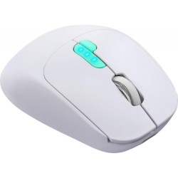 Mysz bezprzewodowa Defender NITTA MM-307 optyczna 1600dpi 2.4 GHz + Bluetooth biała AKUMULATOR