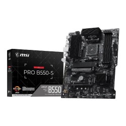 Płyta MSI PRO B550-S /AMD B550/DDR4/SATA3/M.2/USB3.1/PCIe4.0/AM4/ATX