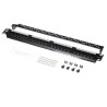 Patch panel 19'' Netrack 1U, 24-porty kat. 5e UTP, z półką
