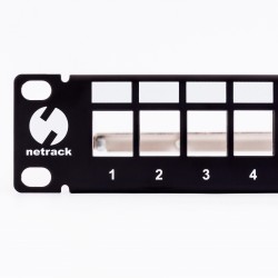 Patch panel keystone 10" 12-porty, UTP Netrack
