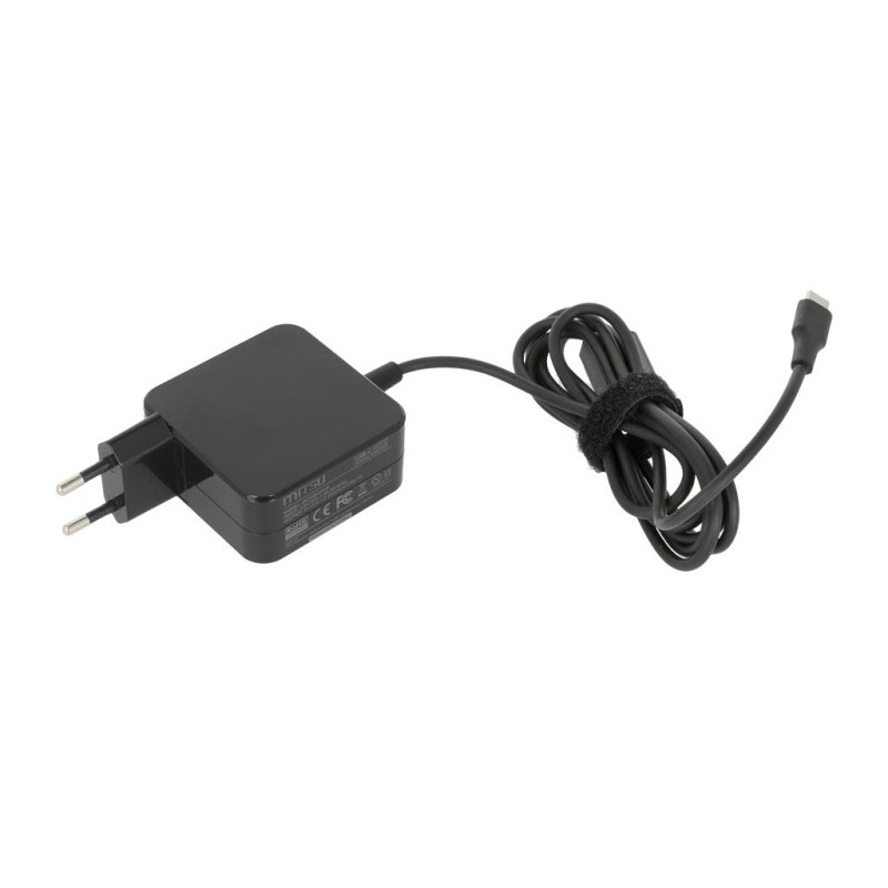 Zasilacz sieciowy Mitsu 45W USB-C, USBC, 5-20V, 2-3A (black) do notebooka