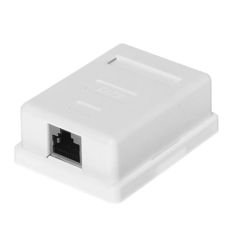 Gniazdo kompletne natynkowe 1 x RJ45 8p8c FTP kat. 6 LSA Netrack