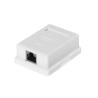 Gniazdo kompletne natynkowe 1 x RJ45 8p8c FTP kat. 6 LSA Netrack