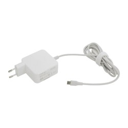 Zasilacz sieciowy Mitsu 45W USB-C, USBC, 5-20V, 2-3A (white) do notebooka