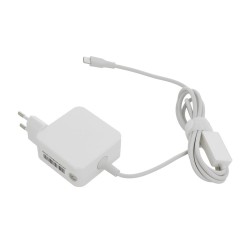 Zasilacz sieciowy Mitsu 45W USB-C, USBC, 5-20V, 2-3A (white) do notebooka