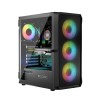 Obudowa LOGIC PORTOS ARGB MIDI USB 3.0 Black