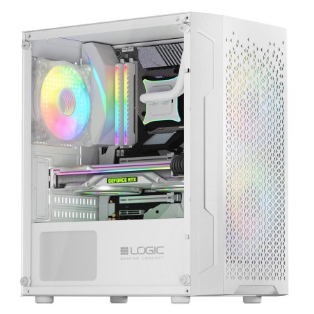 Obudowa LOGIC ARAMIS ARGB mATX/mITX Mini USB 3.0 Biała